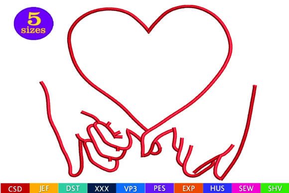 Download Pinky Promise Embroidery Design - Premium Resources