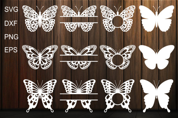 Download Butterfly Monogram Frame, Butterfles - Premium Resources