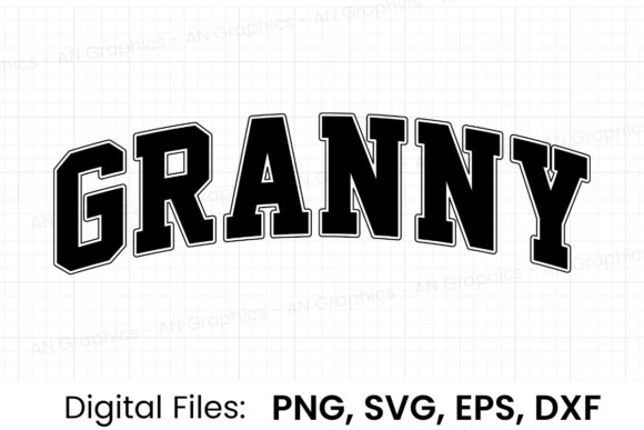 Download Granny Retro Varsity SVG - Granny Collection