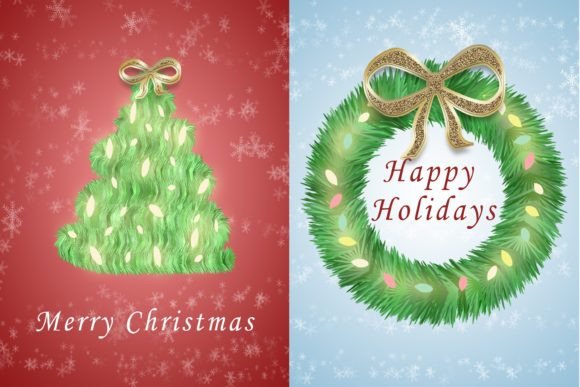 Download Happy Holidays &amp; Merry Christmas Graphic - Holidays Collection
